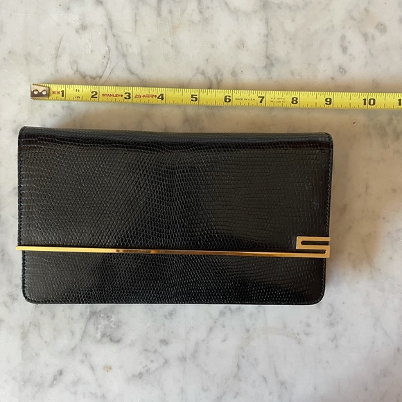 Suarez New York Lizard Black Clutch - Picture 10 of 11